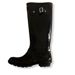 Black Tall Rain Boots
